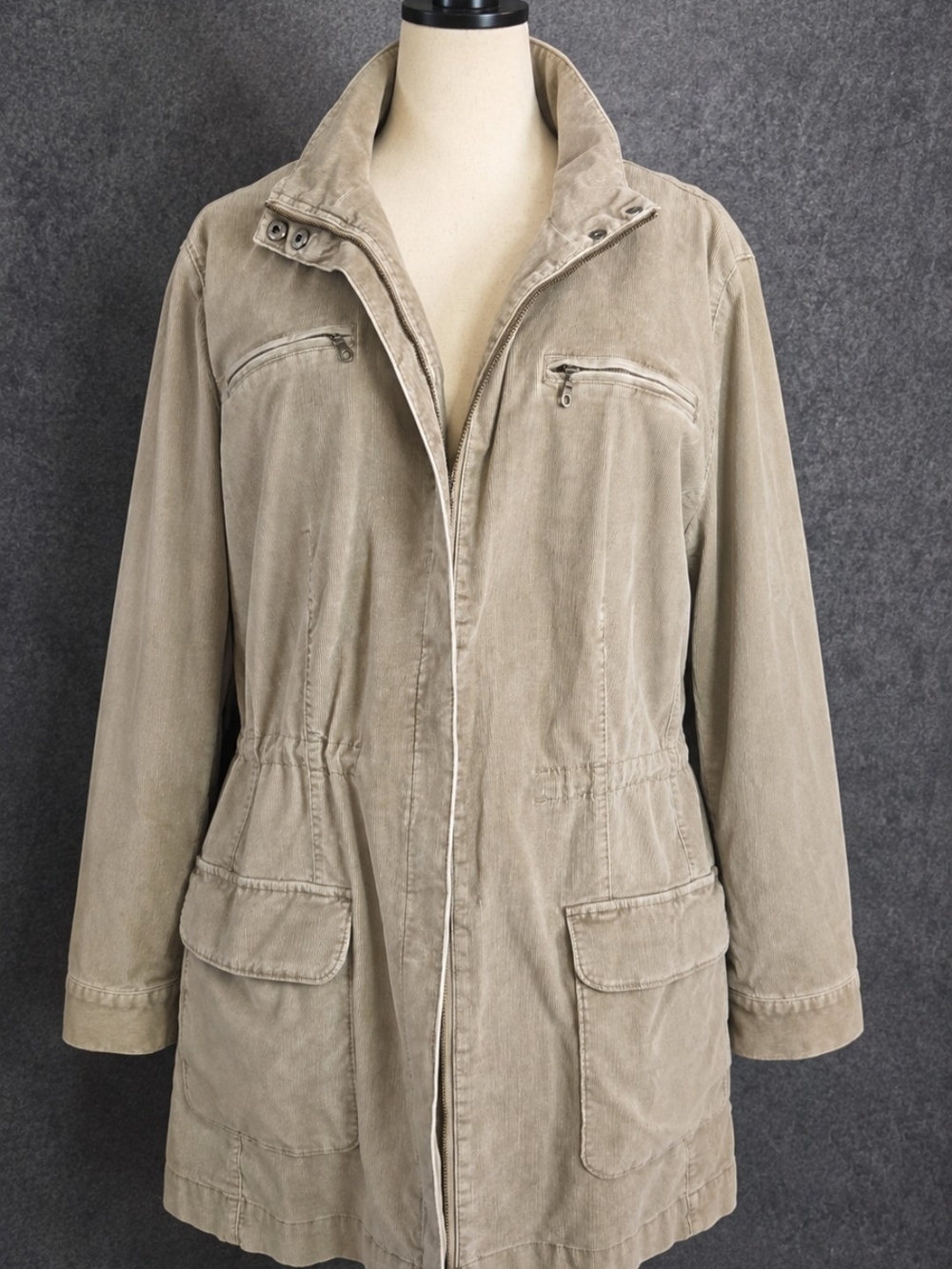 J. Jill Utility Jacket in Taupe